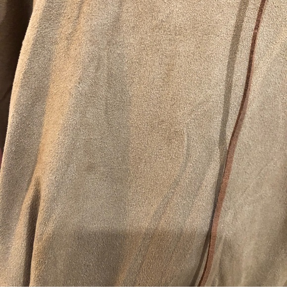 NEW RUE21 Faux Suede Boho Lace Up Dress - Picture 2 of 5